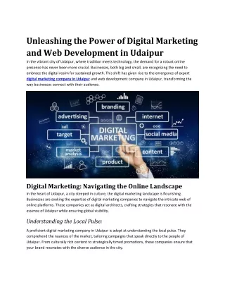 unleashing the power of digital marketing