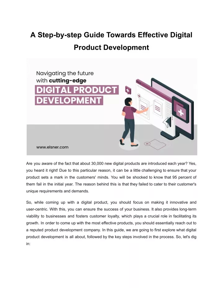 a step by step guide towards effective digital