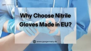 Premium Nitrile Glove Manufacturers - Unveiling EU-Made Excellence