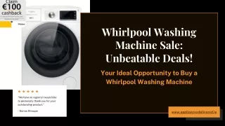 Washing Machine Sale Extravaganza: Unbeatable Deals in Ireland