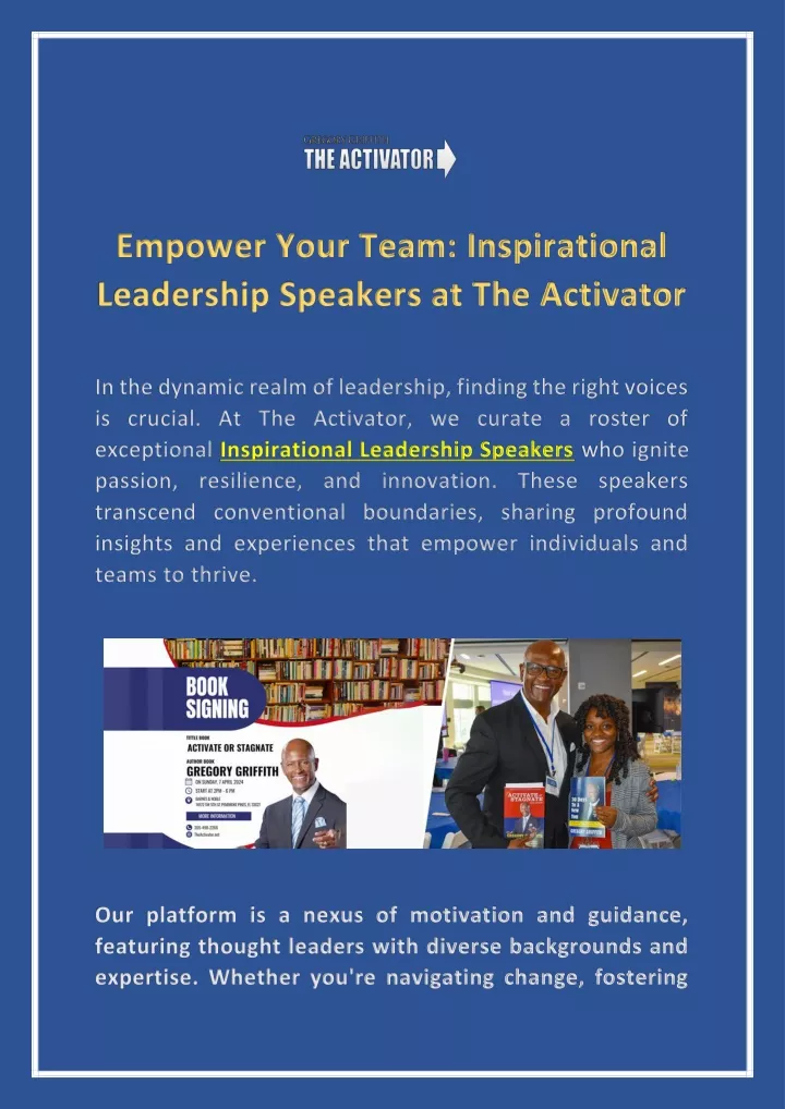 empower your team inspirational leadership