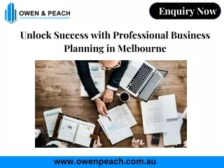 Unlock Success with Professional Business Planning in Melbourne