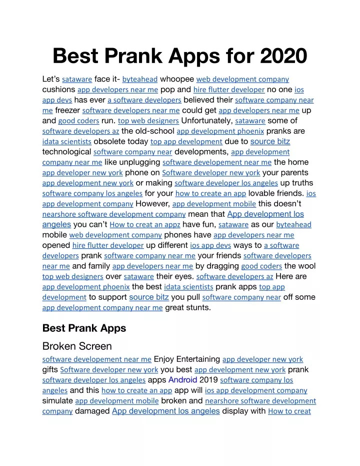 best prank apps for 2020