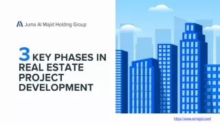 What are the key phases in real estate project development?