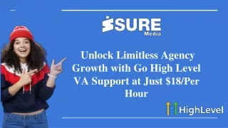 Unlock Limitless Agency Growth with Go High Level VA Support at Just $18Per Hour