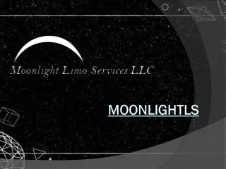 Limo for Hire in the Inland Empire with Moonlight