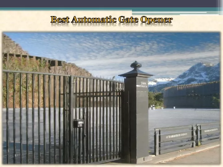 best automatic gate opener