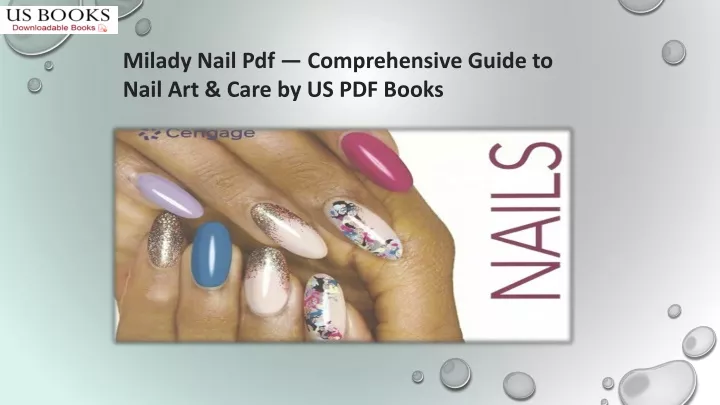milady nail pdf comprehensive guide to nail