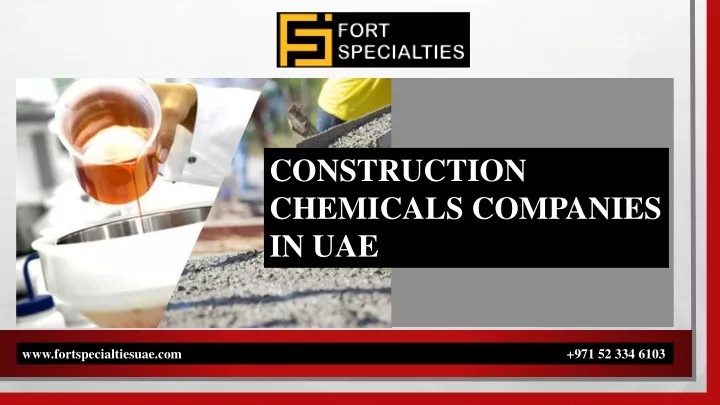 construction chemicals companies in uae