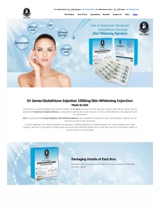 Skin Whitening Injection