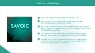 Savoic.ae - UAE Online Coupons & Deals Website