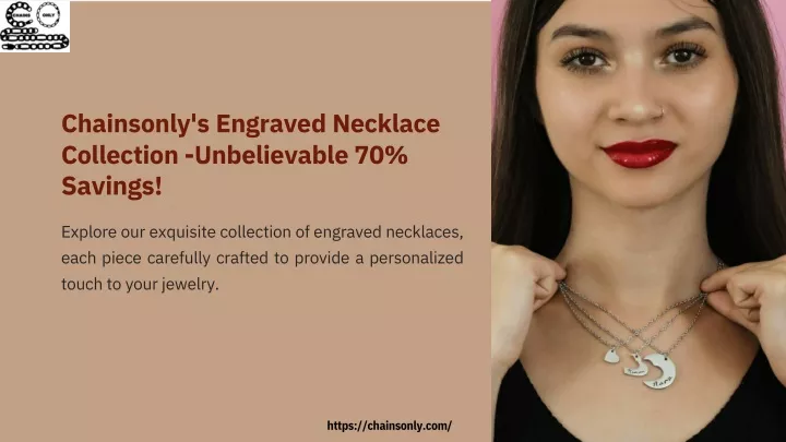 chainsonly s engraved necklace collection