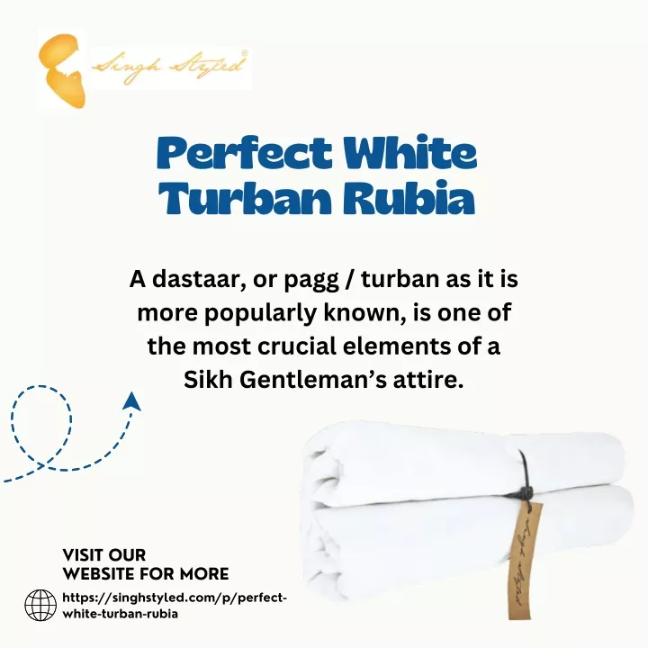 perfect white turban rubia