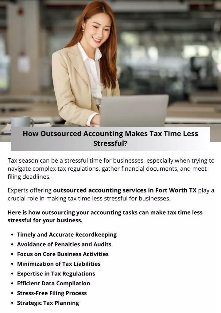 how outsourced accounting makes tax time less