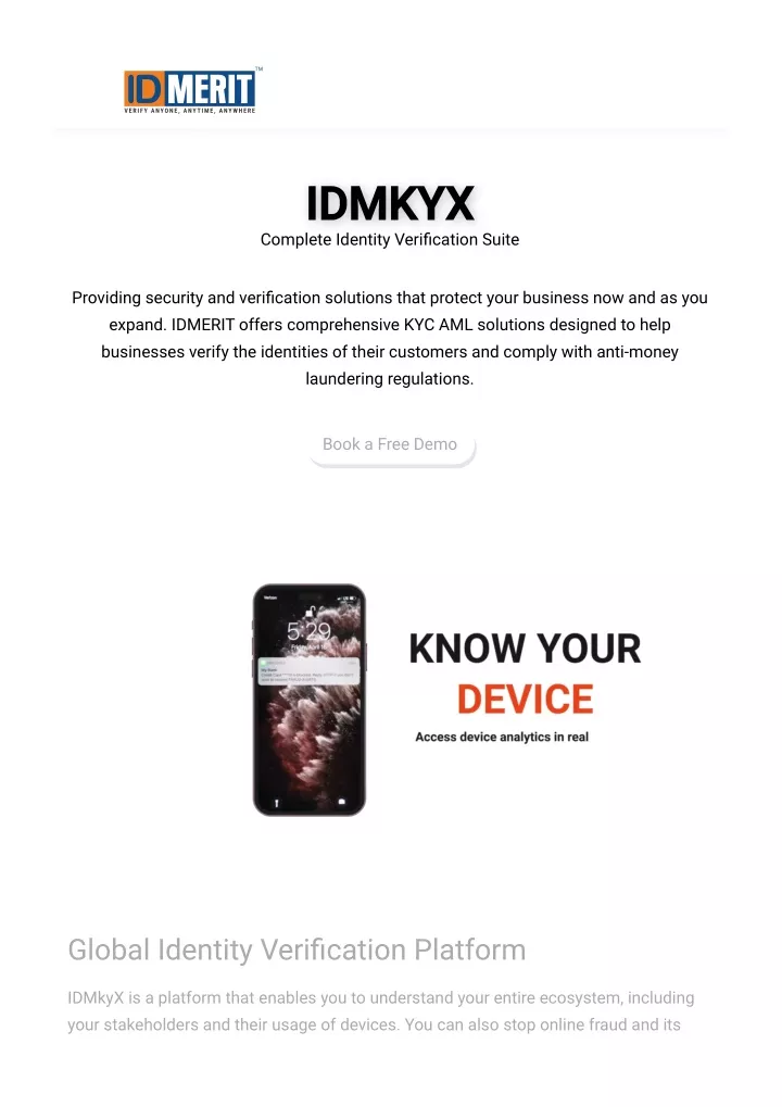 idmkyx idmkyx complete identity veri cation suite