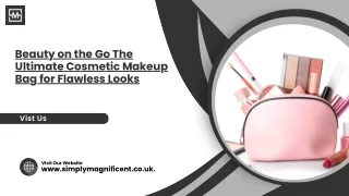 Beauty On The Go The Ultimate Cosmetic Makeup Bag For Flawless Looks