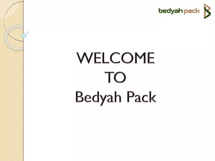 welcome to bedyah pack