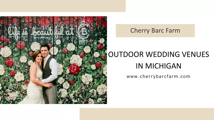 outdoor wedding venues in michigan