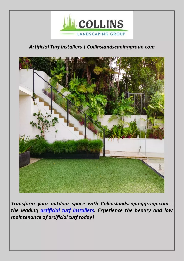 artificial turf installers