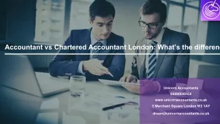 Accountant vs Chartered Accountant London: What’s the difference?