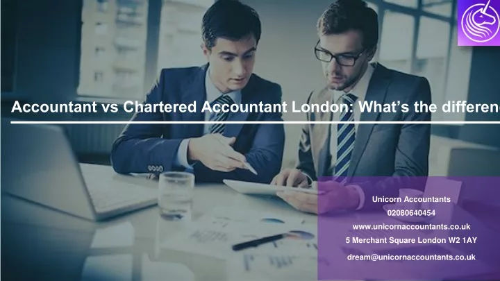 accountant vs chartered accountant london what s the difference