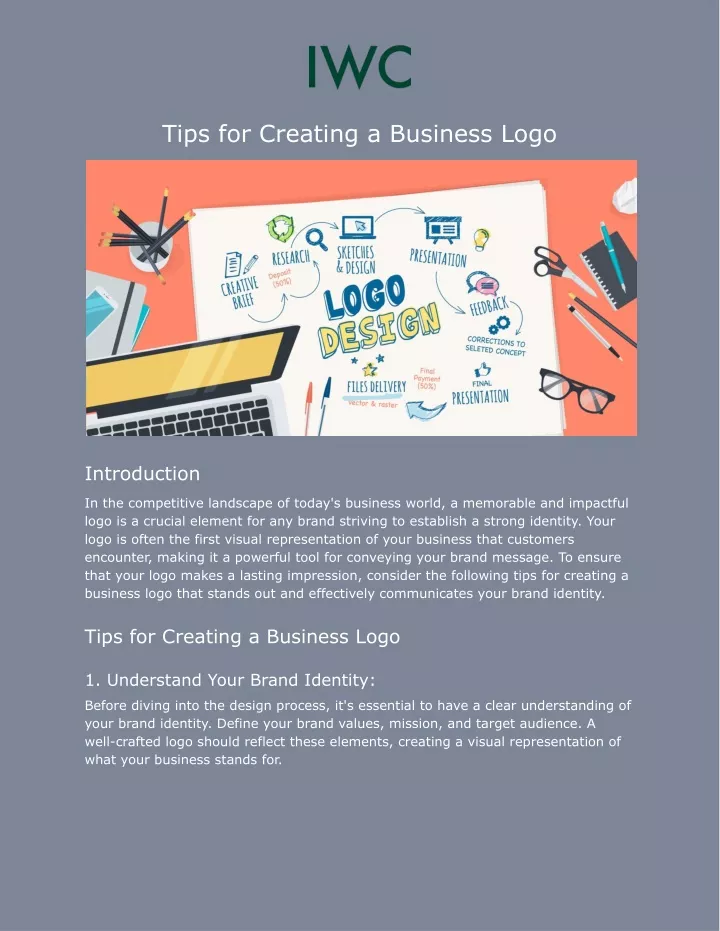 tips for creating a business logo