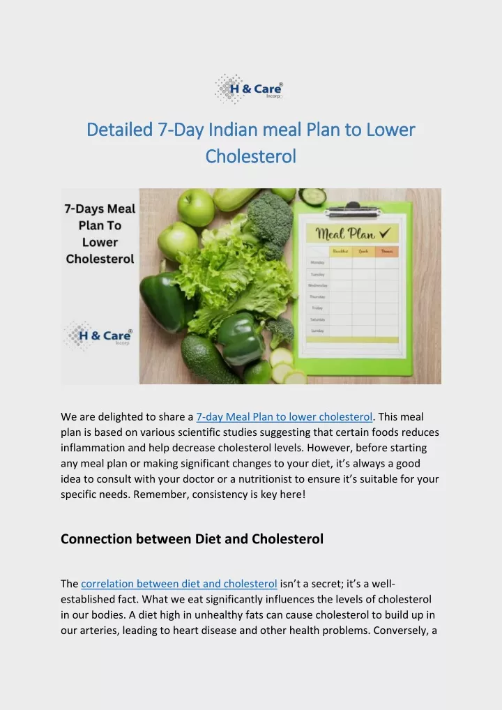 detailed 7 detailed 7 day indian meal plan
