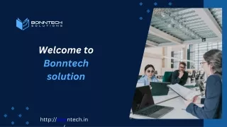 Bonntech Solution provide a six month training course in Mohali/ Chandigarh.