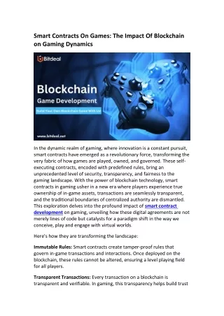 Blockchain Game - Bitdeal