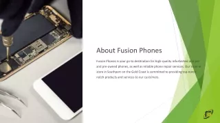 Refurbished Phones & Repairs Gold Coast – Fusion Phones