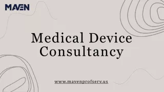 Medical Device Consultantcy