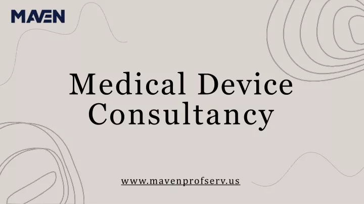 medical device consultancy