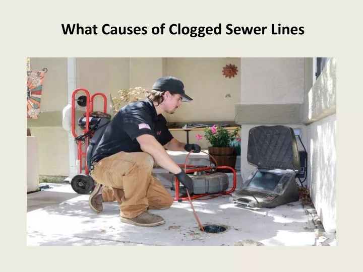 what causes of clogged sewer lines