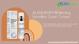 ALBADERM Whitening Sensitive Zone Cream: The Ultimate Brightening Experience