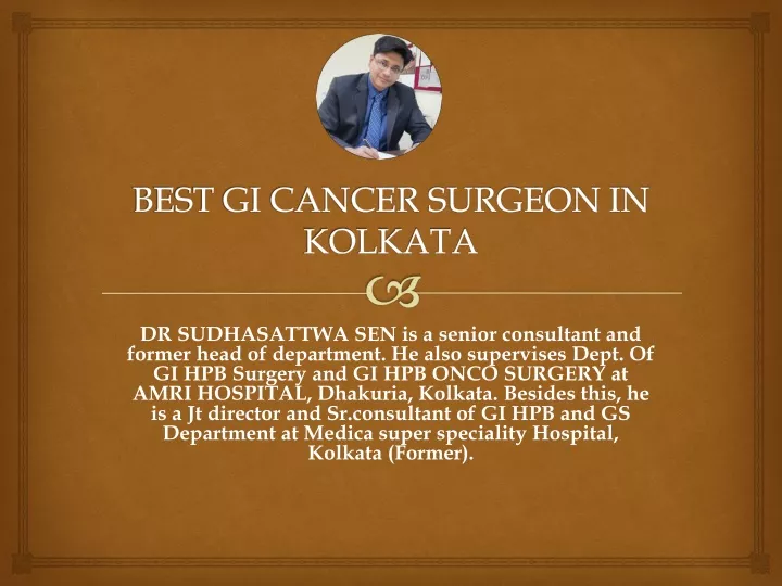 best gi cancer surgeon in kolkata