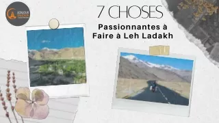 7 Choses Passionnantes à Faire à Leh Ladakh