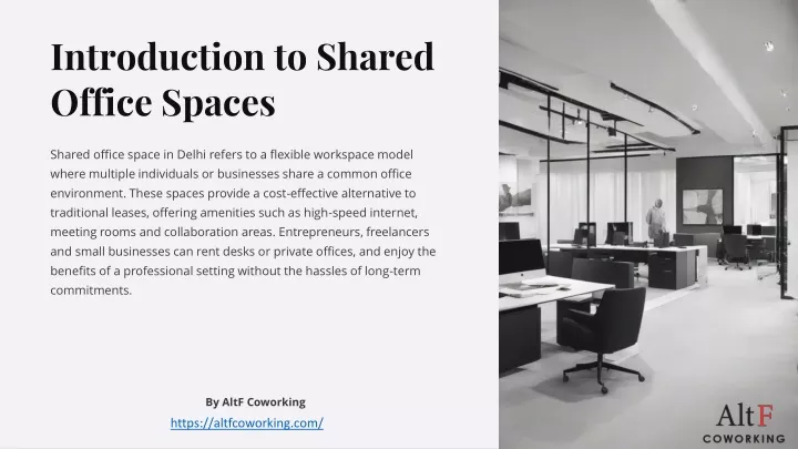 introduction to shared office spaces