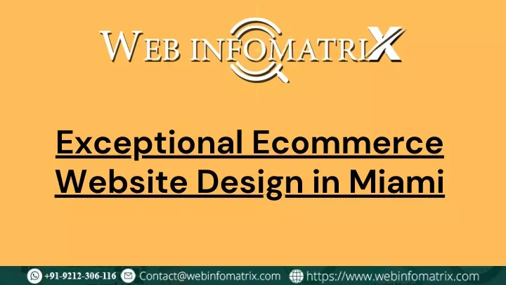 exceptional ecommerce website design in miami