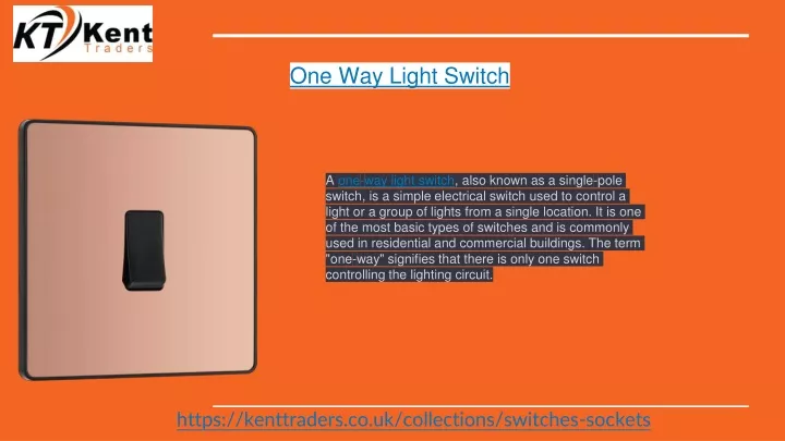 one way light switch