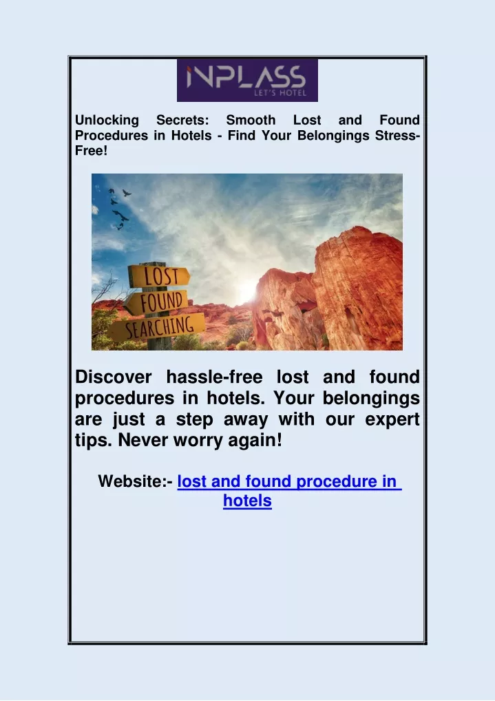 unlocking procedures in hotels find your