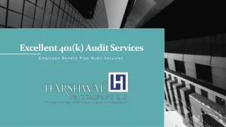 Excellent 401(K) Audit Services