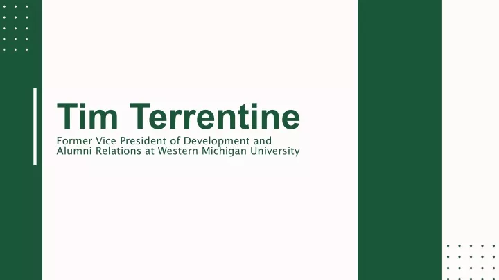 tim terrentine former vice president