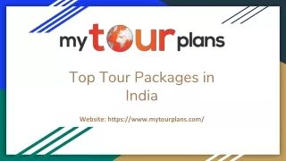 Top Tour Packages in India