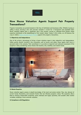 Expert House Valuation Services by Trusted Agents in Florida