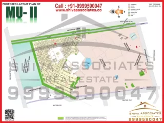 MU 2 Greater Noida HD Map Layout Plan of MU 2 | Shiva Associates