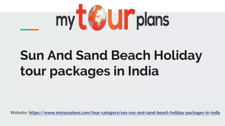 sun and sand beach holiday tour packages in india