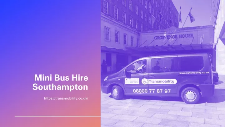 mini bus hire southampton