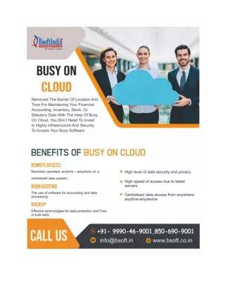 Benefits of Using  Busy software on the Cloud (BsoftIndia) - Google Docs