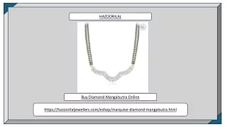 Diamond Mangalsutra Online