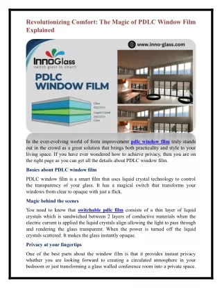 pdlc window film